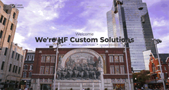 Desktop Screenshot of hfcustomsolutions.com