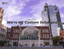 Tablet Screenshot of hfcustomsolutions.com